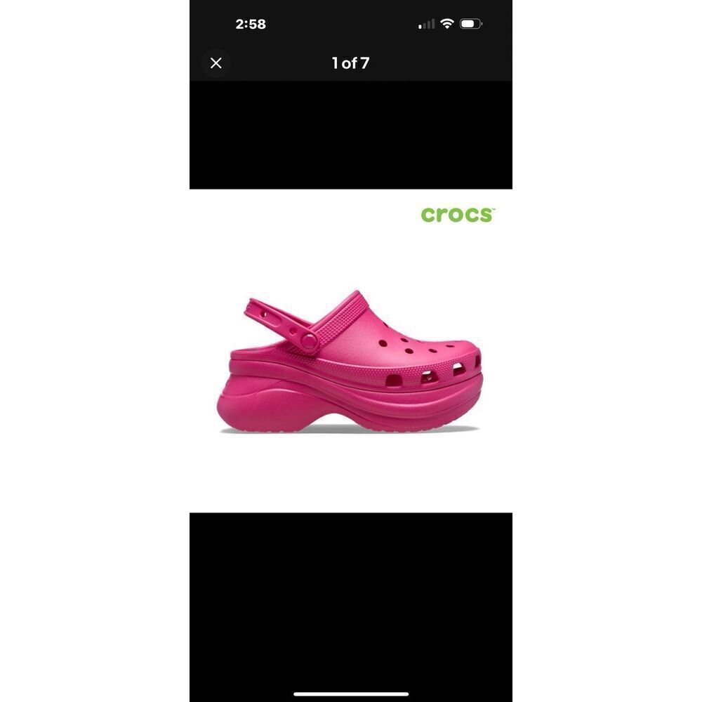 NEW CROCS Women's Crocs Classic Bae Clog 206302 Dragonfruit PINK